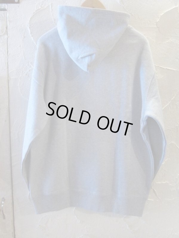 画像2: BELIVE/LEFT CHEST PATCH LIGHT HOODIE POLLUTION  GRAY