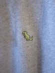 画像3: BELIVE/LEFT CHEST PATCH LIGHT HOODIE TYRAWNOSAURUS  GRAY