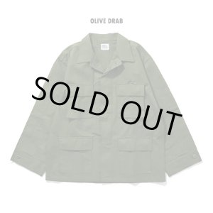 画像: HOUSTON/RIP STOP BDU JKT  OLIVE