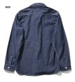 画像2: HOUSTON/USA COTTON CHAMBRAY WORK SHRT  INDIGO