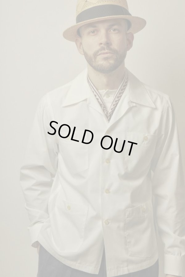 画像4: BELAFOTE/RT EDO YOSHIWARA SCARF WHITExBROWN