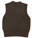 画像3: BELAFOTE/RT CIVILLAN CROSS KNIT VEST  BROWN