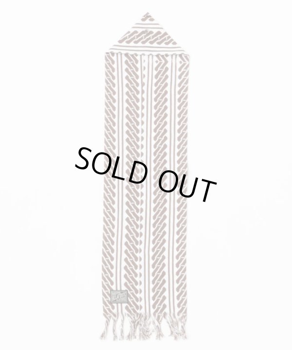 画像3: BELAFOTE/RT EDO YOSHIWARA SCARF WHITExBROWN