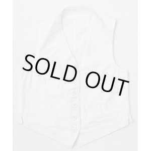 画像: BELAFOTE/RT SERUVICE VEST RV COTTON CANVAS OFFWHITE