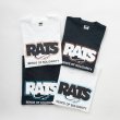 画像1: RATS/BOX FLAME T  BLACKxORANG