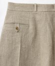 画像8: BELAFOTE/RT 2TACK SHORTS HEAVY LINEN  BEIGE