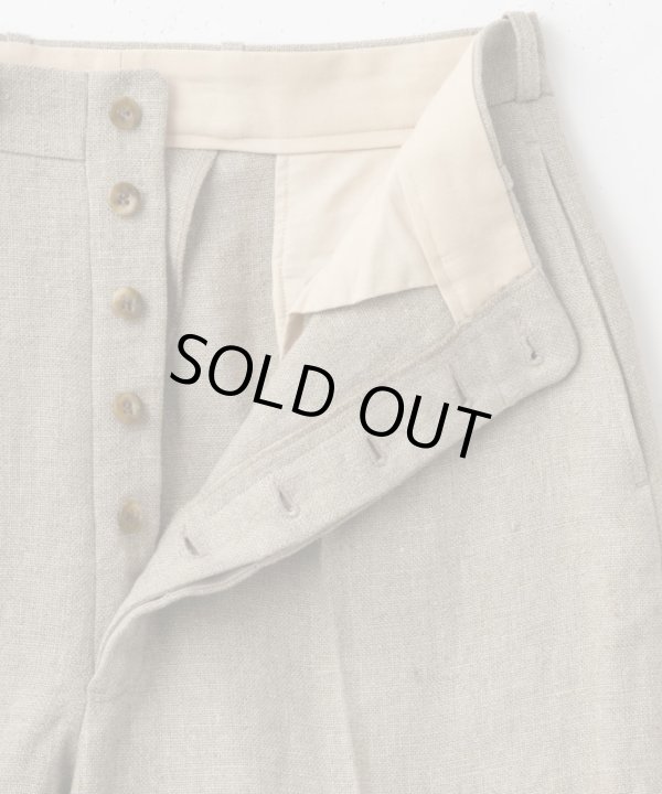画像5: BELAFOTE/RT 2TACK SHORTS HEAVY LINEN  BEIGE