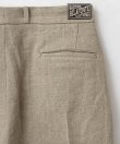 画像7: BELAFOTE/RT 2TACK SHORTS HEAVY LINEN  BEIGE