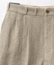 画像4: BELAFOTE/RT 2TACK SHORTS HEAVY LINEN  BEIGE