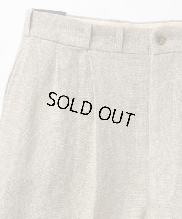 画像4: BELAFOTE/RT 2TACK SHORTS HEAVY LINEN  BEIGE