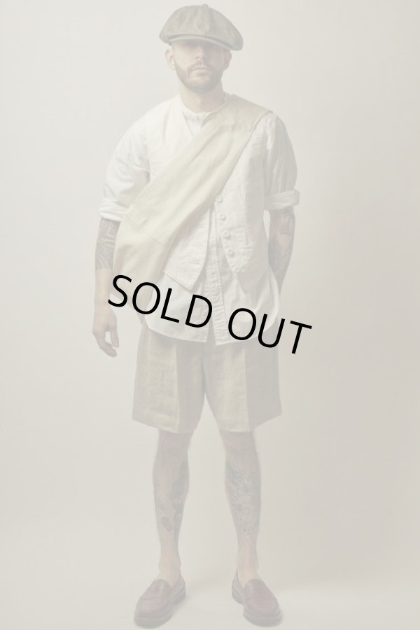 画像11: BELAFOTE/RT 2TACK SHORTS HEAVY LINEN  BEIGE