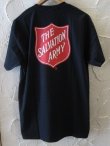 画像1: THE SALVATION ARMY/SHIELD LOGO F/B TEE  BLACK