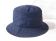 画像1: BELIVE/WAPPEN BUCKET HAT NYLON DIAMOND  NAVY