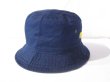 画像1: BELIVE/WAPPEN BUCKET HAT SMILE  NAVY