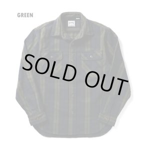 画像: （再入荷）HOUSTON/UK CHECK HEAVY VIYELLA SHIRT  GREEN