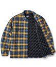 画像2: FTC/QUILTED LINED PLAID NELL SHIRT  BLACK