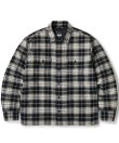 画像1: FTC/QUILTED LINED PLAID NELL SHIRT  BLACK