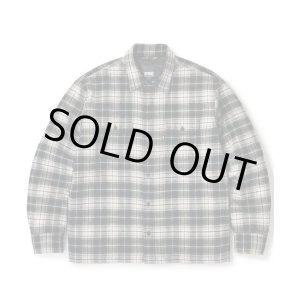 画像: FTC/QUILTED LINED PLAID NELL SHIRT  BLACK