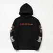 画像1: RATS/MC HOODIE  BLACK