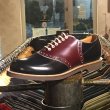 画像1: GLAD HAND(グラッドハンド)/xREGAL SADDLE SHOES  BLACKxBROWN