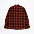 画像2: (再アップ）(再入荷）RATS/PRINT FLANNEL CHECK SHIRT ORANGE CHECK