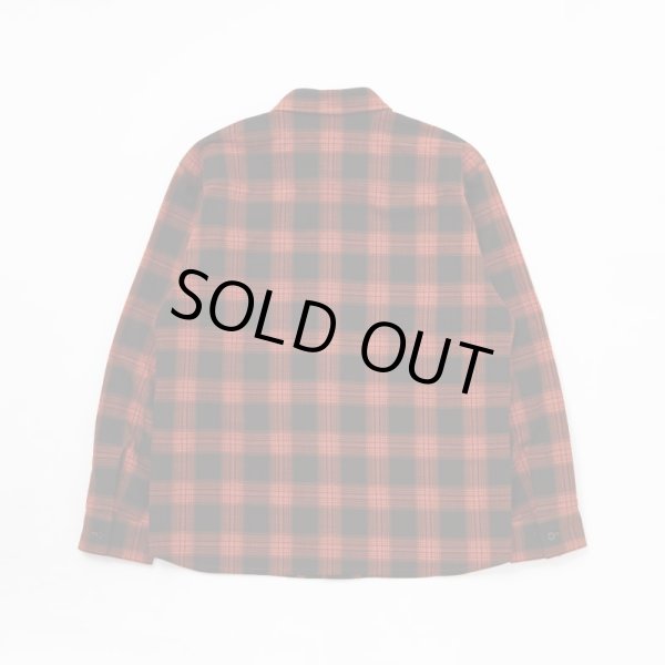 画像2: (再アップ）(再入荷）RATS/PRINT FLANNEL CHECK SHIRT ORANGE CHECK