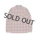 画像: (再アップ）(再入荷）RATS/PRINT FLANNEL CHECK SHIRT ORANGE CHECK