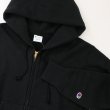 画像2: CHAMPION/REVERSE WEAVE  ZIP PARKA  BLACK