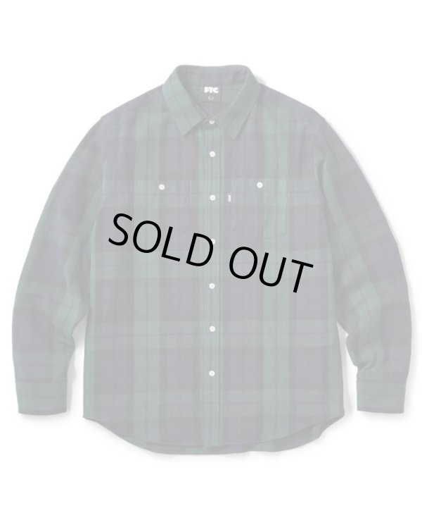 画像1: FTC/PLAID TWILL SHIRT  NAVY