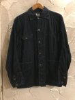 画像1: VINTAGE EL/DENIM COVERALLS JKT  NAVY