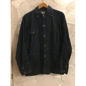 画像: (SALE 30%OFF) VINTAGE EL/DENIM COVERALLS JKT  NAVY