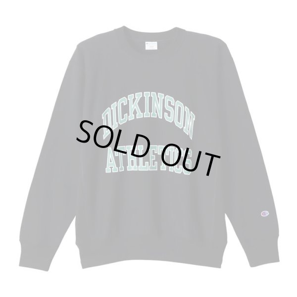 画像1: CHAMPION/REVERSE WEAVE CREW PRINT SWEAT  M.BLACK