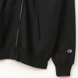 画像2: CHAMPION/REVERSE WEAVE ZIP HOODED  BLACK