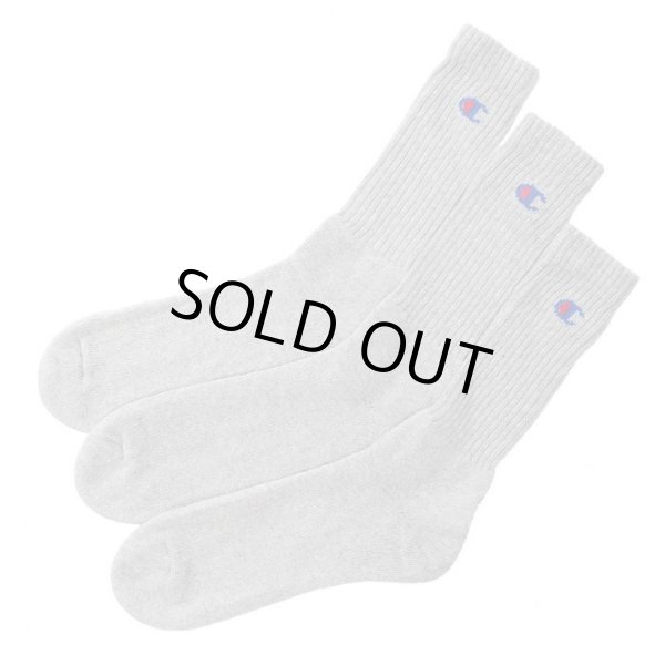 画像1: CHAMPION/FULL LENGTH SOCKS 3P  H.GRAY