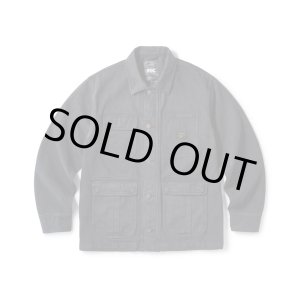 画像: FTC/OVERDYED DENIM CHORE JACKET  BLACK