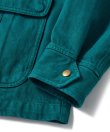 画像4: FTC/OVERDYED DENIM CHORE JACKET  TAN