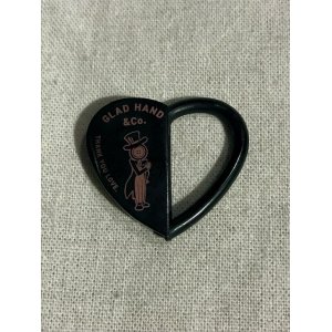 画像: GLAD HAND/HEART  KEY RING  BLACK