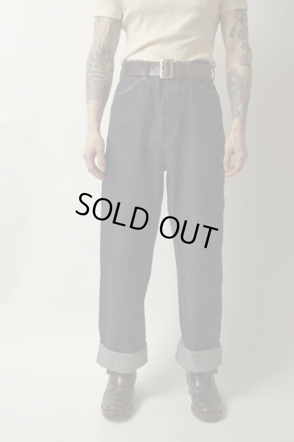 画像2: BELAFOTE/RT GARAGE DENIM BUCKEL BACK  DENIM