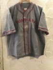 画像1: REVO/LIGHT FLANNEL BASEBALL SHIRTS  GRAY