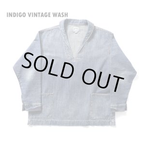 画像: HOUSTON/US NAVY DENIM PULLOVER SHIRT  VINTAGE.W