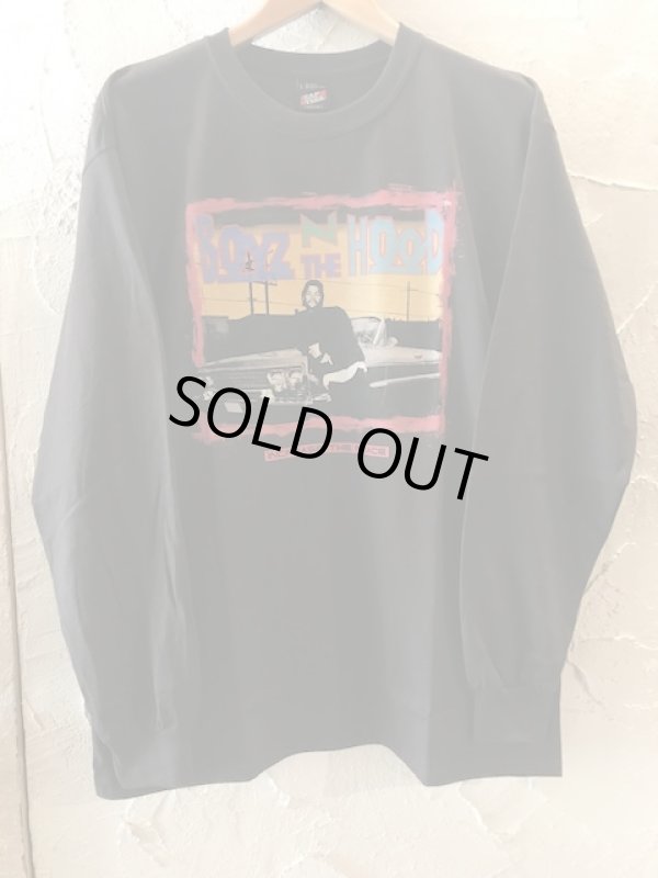 画像1: RAP TEES/BOYZ N THE HOOD ICE CUBE L/S T  CHOCOLATE
