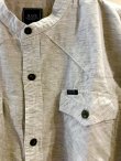 画像3: RATS/STAND COLLAR CHAMBRAY  GRAY