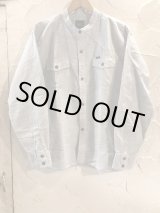 画像: RATS/STAND COLLAR CHAMBRAY  GRAY