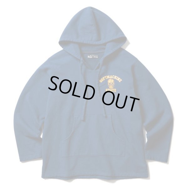 画像1: SOFTMACHINE/DROPOUT HOODED  NAVY