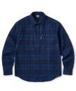 画像1: FTC/HEAVY PLAID NELLSHIRTS  NAVYxBLACK