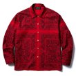 画像1: SOFTMACHINE/ROSE FILL BANDANA SHIRTS  RED