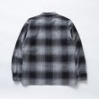 画像2: RATS/COTTON OMBRE CHECK SHIRTS  GRAY