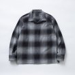 画像1: RATS/COTTON OMBRE CHECK SHIRTS  GRAY