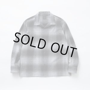 画像: RATS/COTTON OMBRE CHECK SHIRTS  GRAY