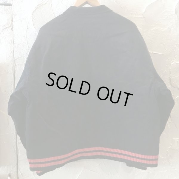 画像2: REVO/EMBROIDERY CORDUROY STADIUM JKT  BLACK